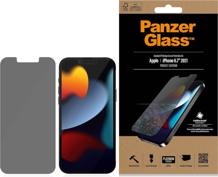 Actual product image PanzerGlass Privacy (1 Piece, Apple iPhone 13 Pro Max)