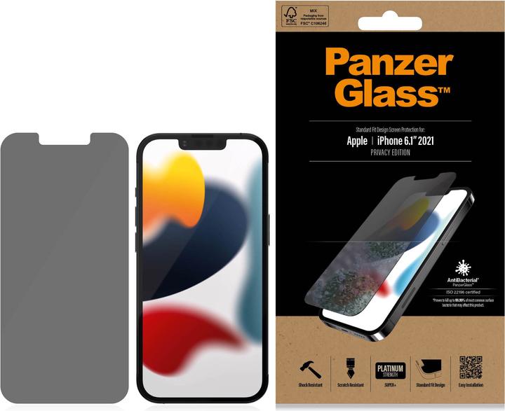 PanzerGlass Privacy (1 Stuk, Apple iPhone 13)