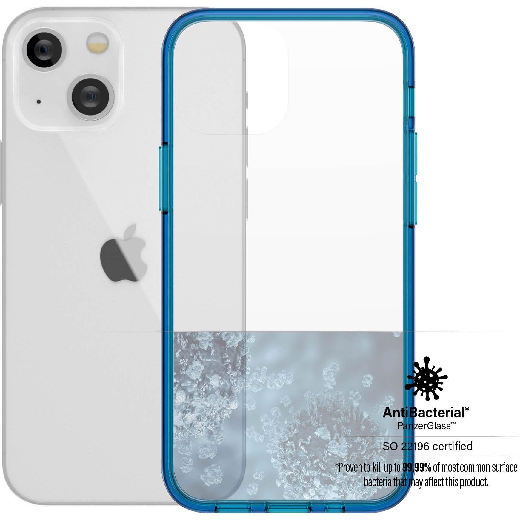PanzerGlass ClearCase (Apple iPhone 13 mini), Smartphone Hülle, Blau
