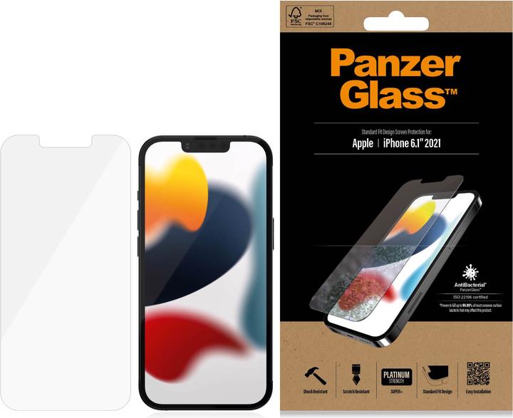 Produktbild PanzerGlass Standard Fit (1 Stück, Apple iPhone 13)