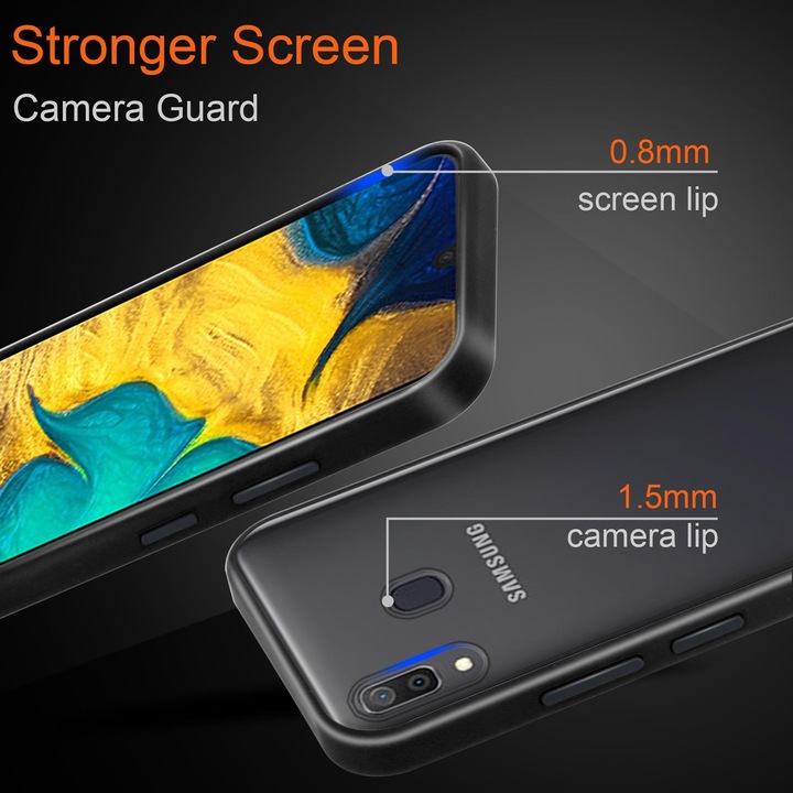 Produktbild Cadorabo Hybrid Matt Cover (TCL A30, Samsung Galaxy M10s, Samsung Galaxy A20)
