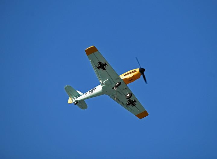 Immagine prodotto Top-RC Warbird Mini BF-109 450 mm, giallo, RTF (Merlo, Motore multiplo)