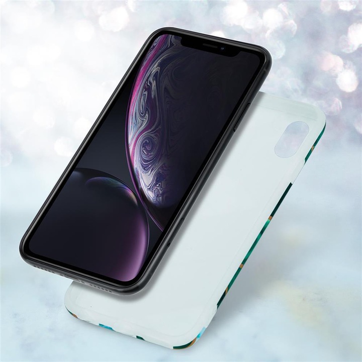 Produktbild Cadorabo IMD TPU Bunter Marmor Cover (Apple iPhone XR)