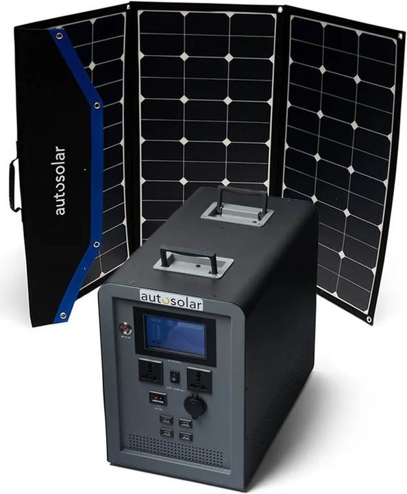 Produktbild Autosolar Powerstation 1500W "Swiss Edition" mit 195W Solarkoffer (1500 Wh, 26.40 kg)