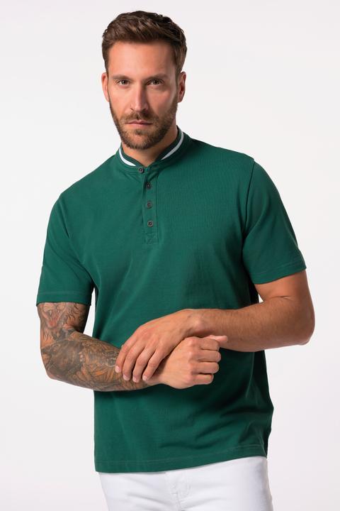 Immagine prodotto JP1880 Maglia di piqué in tradizionale stile Tracht con mezze maniche e colletto, fino alla tg. 8XL (7XL)