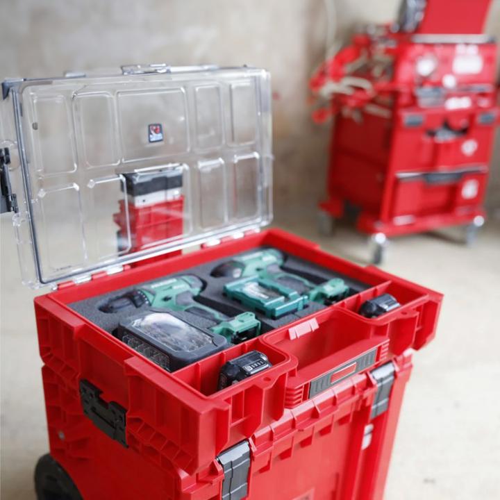 Productafbeelding Tool Brothers Toolbrothers RHINO PRO 200 MFI RED ULTRA HD Organiser 452 x 358 x 79 mm 6 l stapelbaar IP54