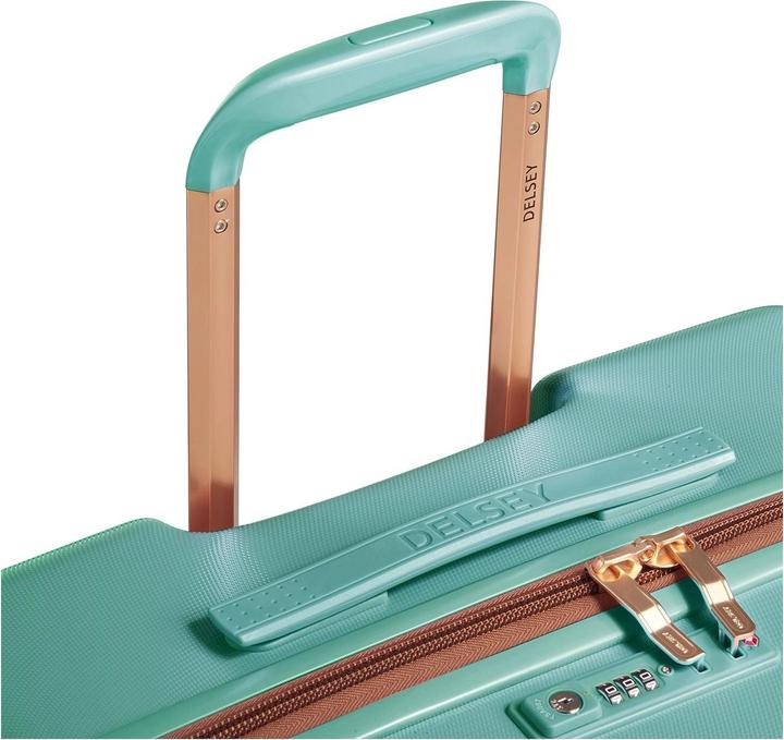 Actual product image Delsey Freestyle 4 Wheel Trolley Large 76 cm Almond Green (104 l)