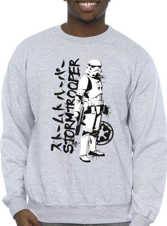 Actual product image Star Wars Mens Japanese Stormtrooper Sweatshirt (XL)