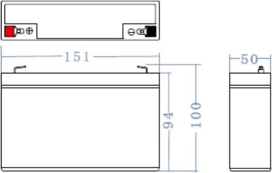 Actual product image GreenCell AGM01 (6 V, 12 Ah)