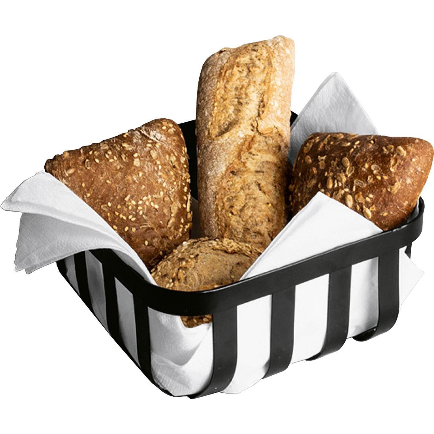 5x Gusta Brot-/ Obstkorb, Brotaufbewahrung, Schwarz