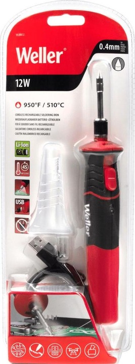 Actual product image Weller Erem WLBRK12 Battery Soldering Iron, 12W for ToughSystem USB