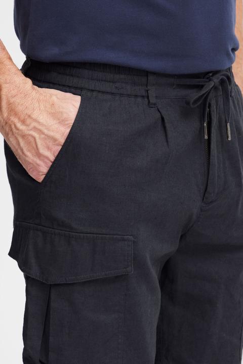 Actual product image FQ1924 FQHenry linen cargo shorts 21900624 (L)
