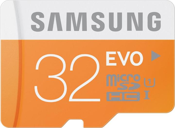 Produktbild Samsung EVO microSDHC (32 GB, microSDHC, U1, UHS-I)