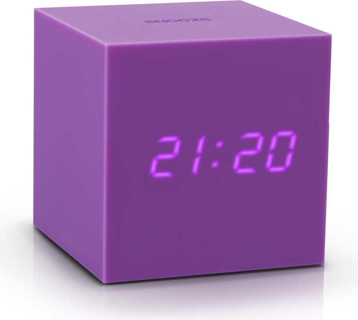 Actual product image Gingko Gravity Cube Click Clock