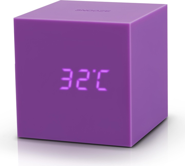 Actual product image Gingko Gravity Cube Click Clock