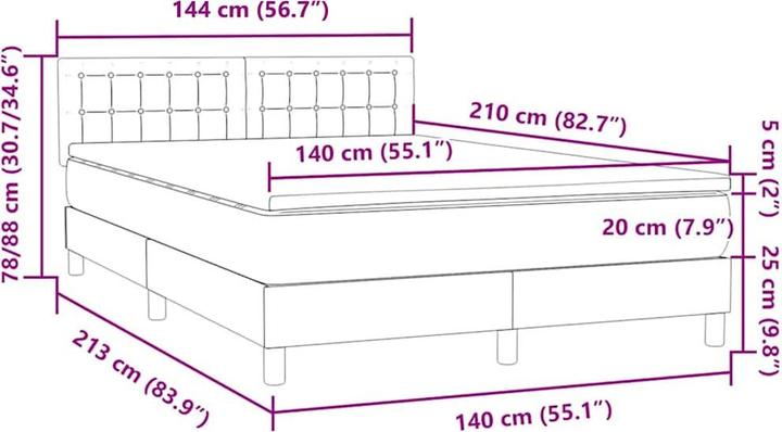 Image du produit vidaXL Marjeta (140 x 210 cm)