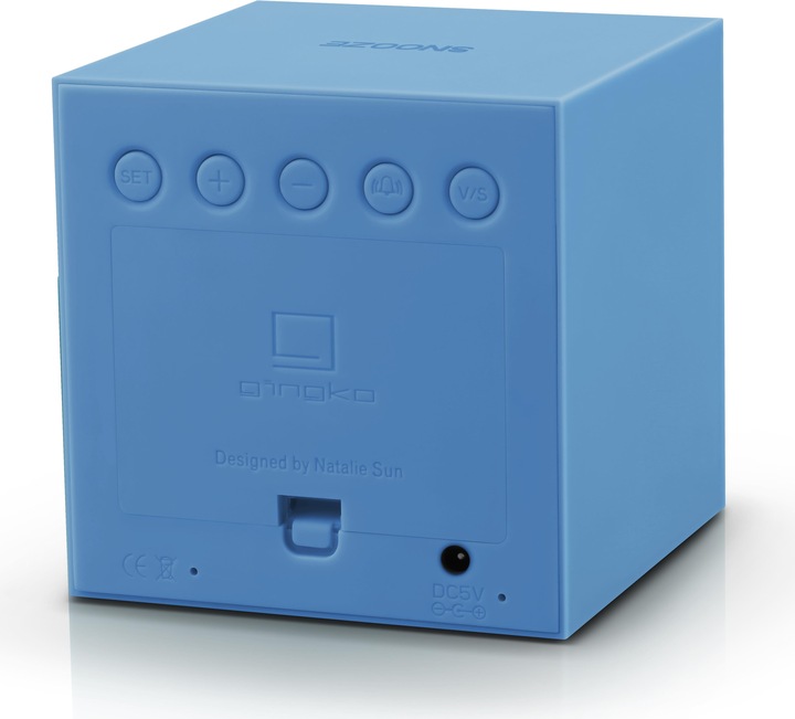 Actual product image Gingko Gravity Cube Click Clock