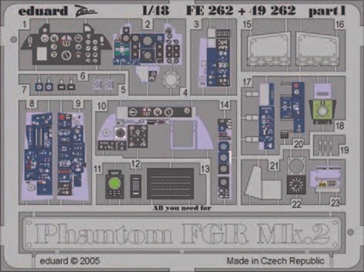 Actual product image Eduard Phantom FGR Mk.2 for Hasegawa kit