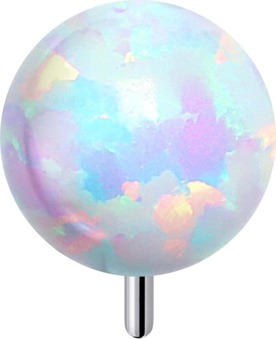 Image du produit Star Piercing Threadless Opal blanc (sans laiton, Titane G23)