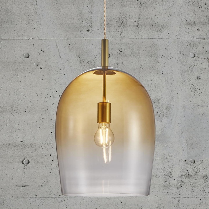 Actual product image Nordlux Uma 30, pendant lamp, amber (E27)