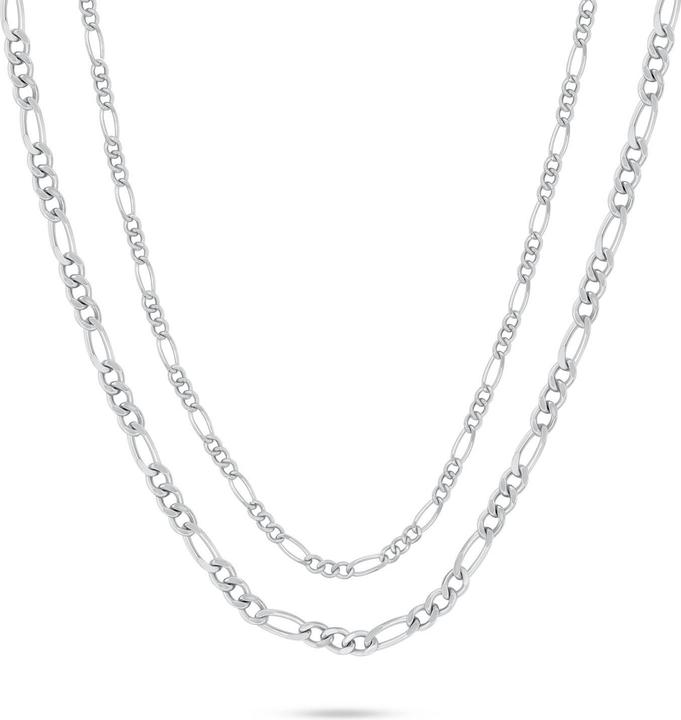 Produktbild Brilio Silver - Double Silver Figaro Necklace NCL196W (Silber)