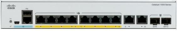 Image du produit Cisco 8 Port Rail PoE+ Switch C1000-8FP-2G-L (8 ports)