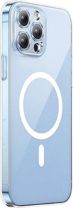 Actual product image Baseus Phone case Magnetic Crystal Clear for iPhone 13 Pro (transparent) with all-tempered-glass scr (Apple iPhone 13 Pro)