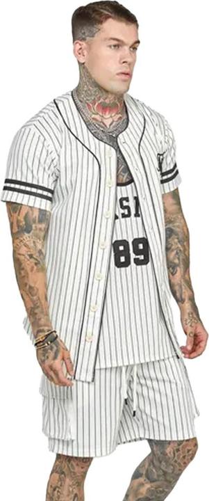 Immagine prodotto Siksilk Maglia Baseball Uomo (XXL)