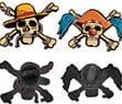 Produktbild Cinereplicas One Piece Ansteck-Pins 2er-Pack Luffy & Buggy