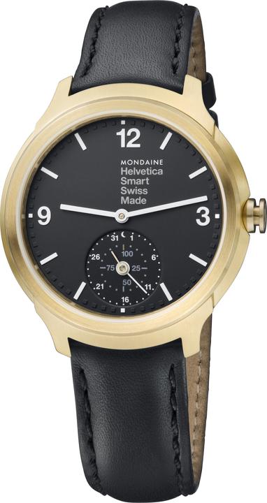 Mondaine Helvetica Connected (Fatto in Svizzera, Orologio interconnesso, 44 mm)