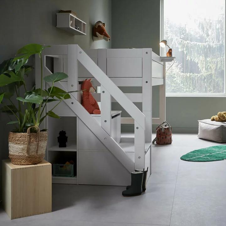 Immagine prodotto Lifetime Kidsrooms Scale con spazio di stoccaggio e ringhiere per il letto a mezza altezza 128
