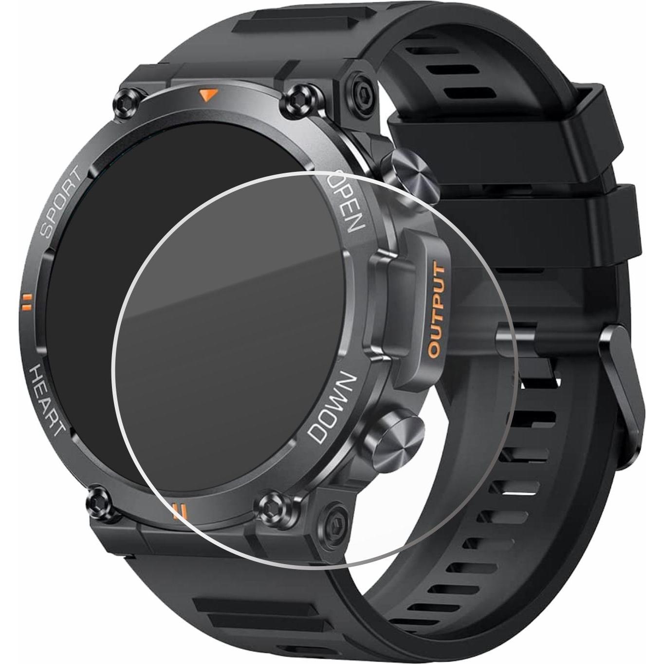 Thumbnail - Savvies Panzerglas Schutzglas Displayschutz, Smartwatch Schutzfolie, Transparent