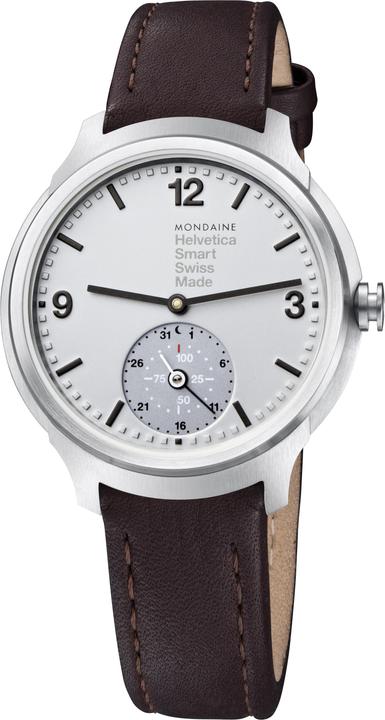 Mondaine Helvetica Connected (Fatto in Svizzera, Orologio interconnesso, 44 mm)