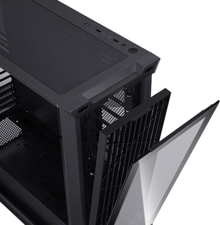 Actual product image Evolveo Ptero Q2G, ATX, 4x ARGB, Vorderseite + Seite (ATX)