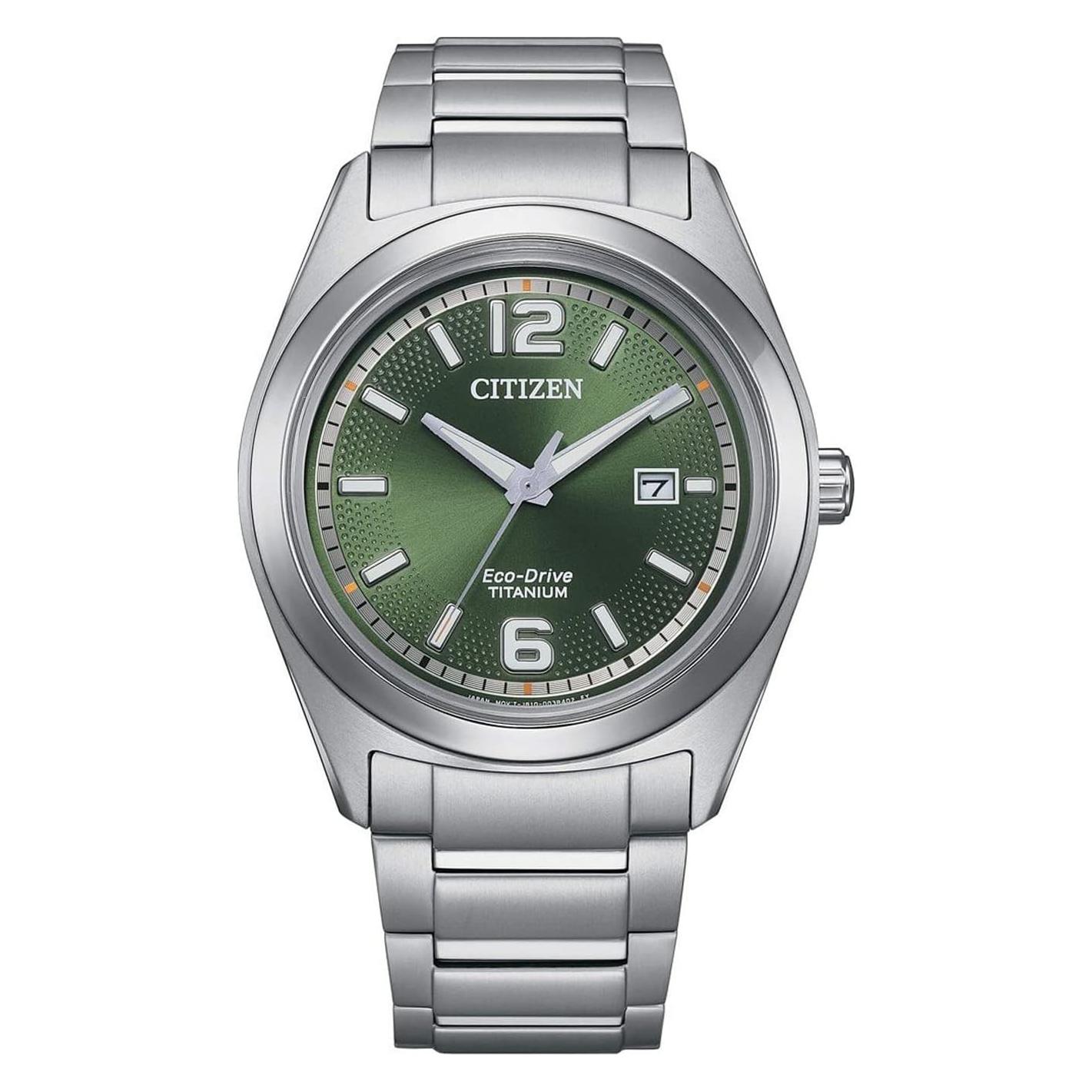 Citizen, Armbanduhr, Eco-Drive Titanium AW1641-81X -rannekello, Silber, (Analoguhr, 41 mm)