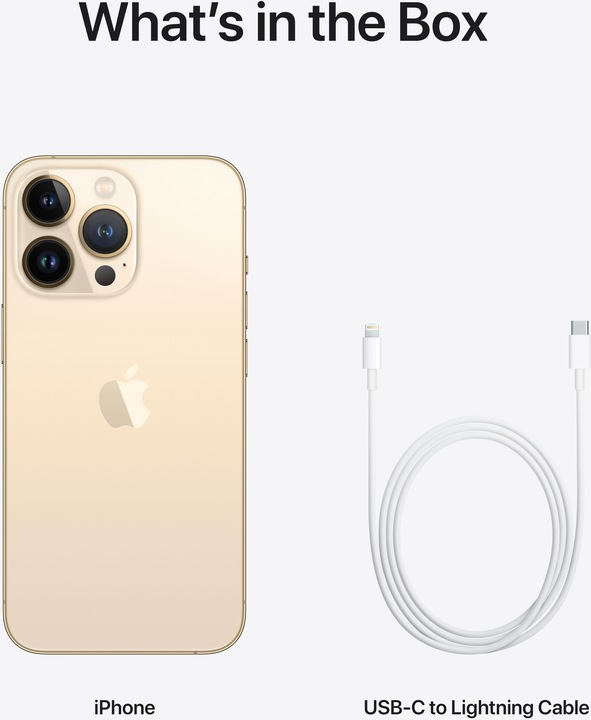 Immagine prodotto Apple iPhone 13 Pro (128 GB, Oro, 6.10", SIM + eSIM, 12 Mpx, 5G)