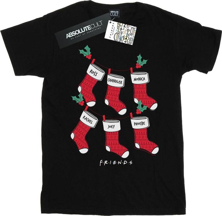 Immagine prodotto Friends Christmas Stockings Maglietta Ragazzi (116)