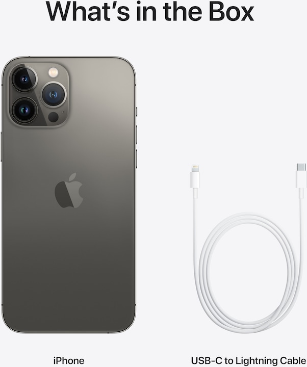 Immagine prodotto Apple iPhone 13 Pro Max (128 GB, Grafite, 6.70", SIM + eSIM, 12 Mpx, 5G)