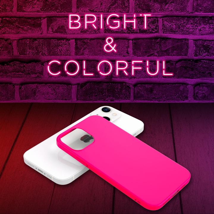 Actual product image Nalia Neon silicone mobile phone case (Apple iPhone 13)