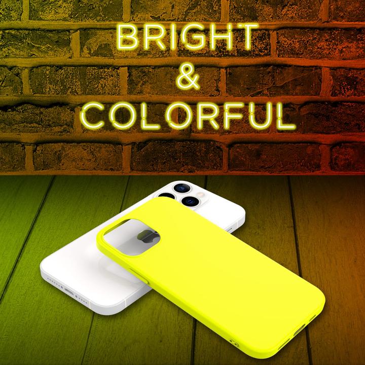 Immagine prodotto Nalia Custodia per cellulare in silicone al neon (Apple iPhone 13 Pro Max)