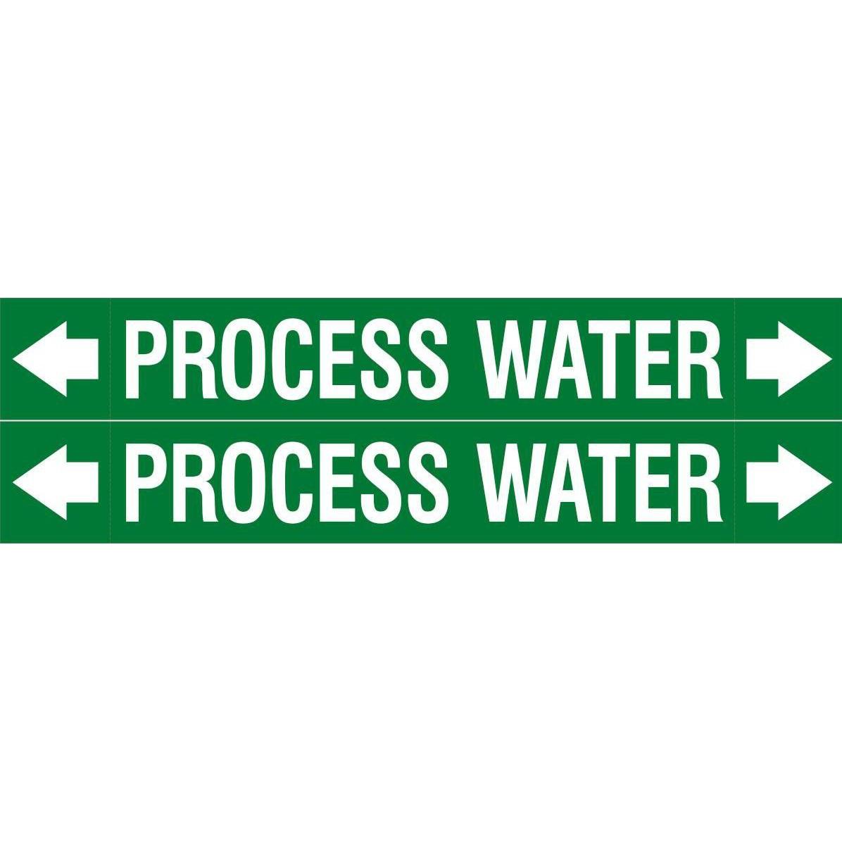 Brady ASME - Rohrmarkierer - Process Water (ASMEPM-50X345MM-PROCESS WATER)