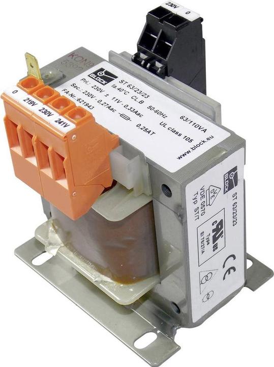 Block Transformateur d'isolement de commande et de sécurité série ST