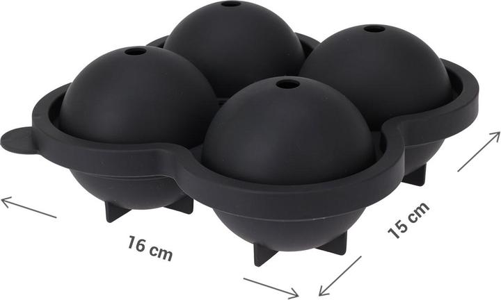 Produktbild Excellent Houseware Flexible Eiswürfelform für 6 Eiskugeln