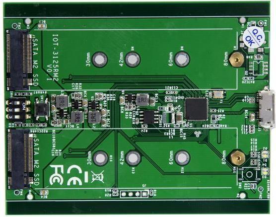Image du produit StarTech Boîtier De Lecteur HDD Double Slot (M.2 2230, M.2 2242, M.2 2260, M.2)