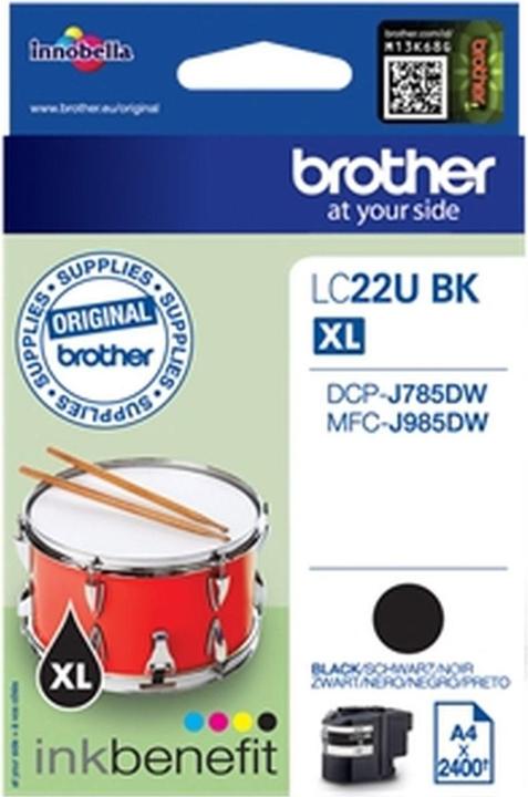 Produktbild Brother Lc-22ubk Ink Cartridge Black (BK)