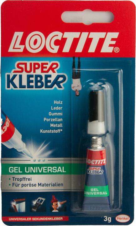Actual product image Loctite UniversalGlue Gel, single product, 3g (14 g)