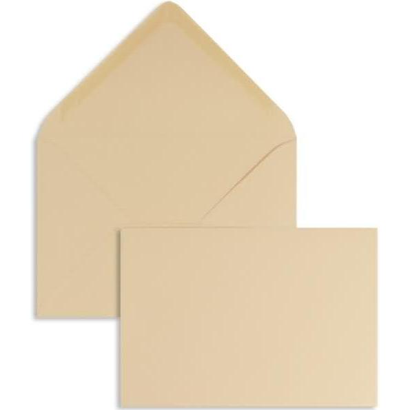 Blanke, Briefumschlag, Briefumschläge 80x114mm (DIN C7) 120g/qm gummiert VE=100 Stück koralle (100 x)