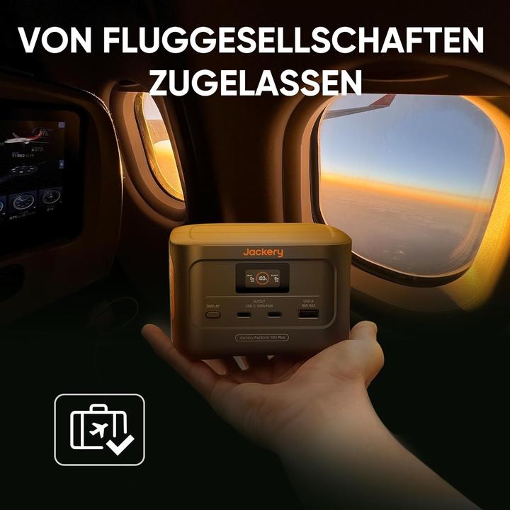 Produktbild Jackery Powerstation E100 plus (99 Wh, 0.97 kg)