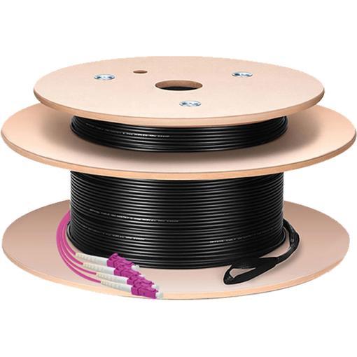 Thumbnail - LogiLink LWL Trunkkabel U-DQ(ZN)BH, 4 Fasern Multimode OM4, LC/UPC - LC/UPC, 100 m (100 m), Netzwerkkabel