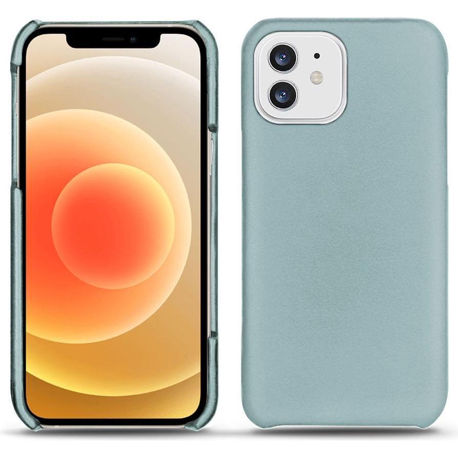 Noreve Lederschutzhülle (Apple iPhone 12), Smartphone Hülle, Blau